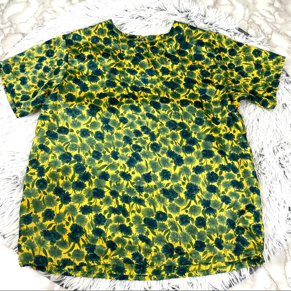 Vintage Kate Howard Floral Crepe Blouse EUC - Picture 3 of 10